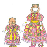 福島赤べこリボンドレス